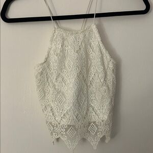 Windsor white crop top